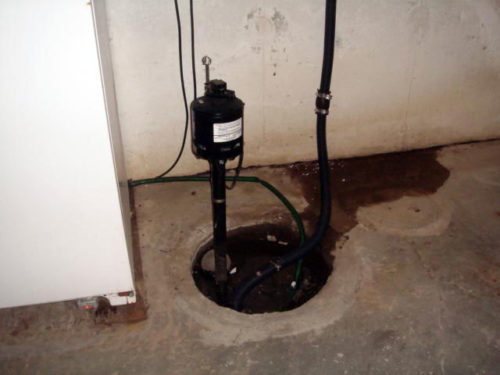 pedestal pump sump pump guide