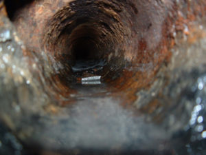 camera line inspection - view inside sewer line