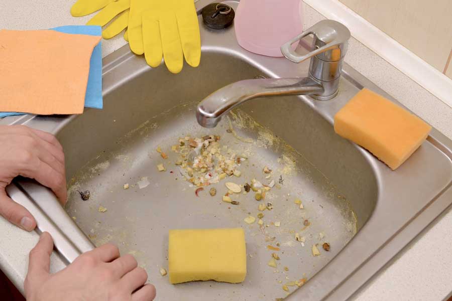 kitchen sink garbage disposal problems