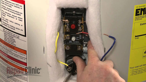 Water heater repairs - thermostat