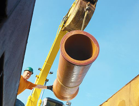 clay or terra cotta sewer pipes - vitrified clay sewer pipe (VCP)