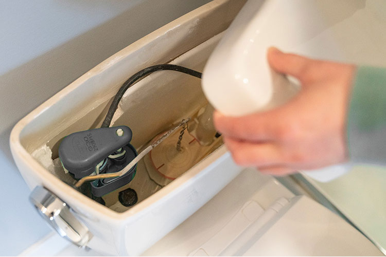 Step 2 How To Replace Toilet Handle Remove Tank Lid