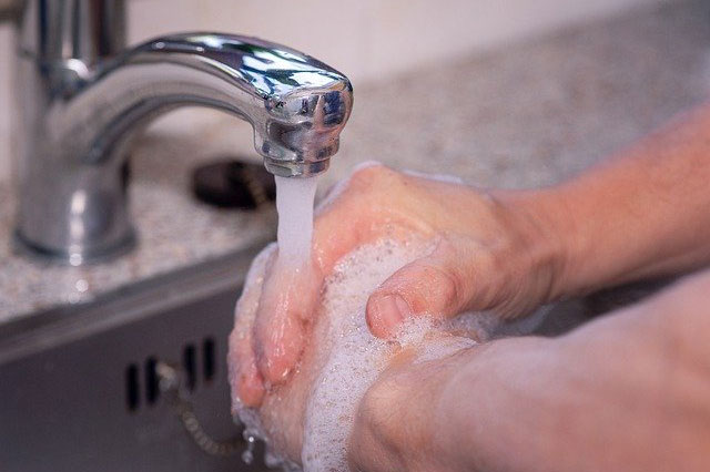 Make sure to wash your hands for at least 20 seconds, using warm water and soap. 