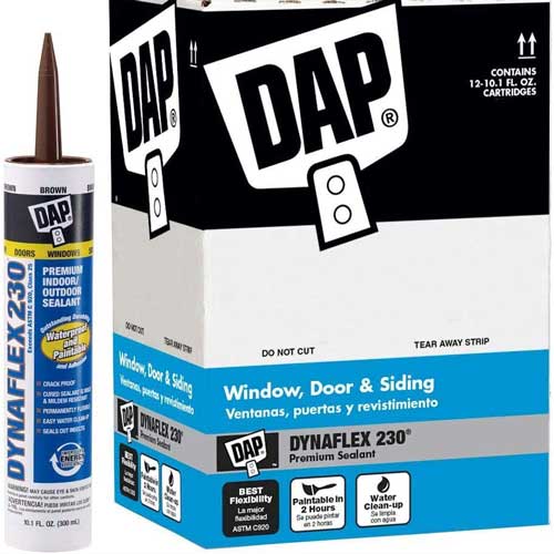 DAP sealant for cracks and windows prevent freezing pipes