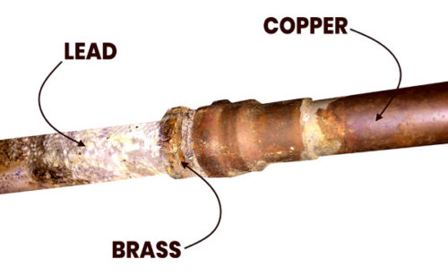 Example of galvanic corrosion - how to prevent water damage