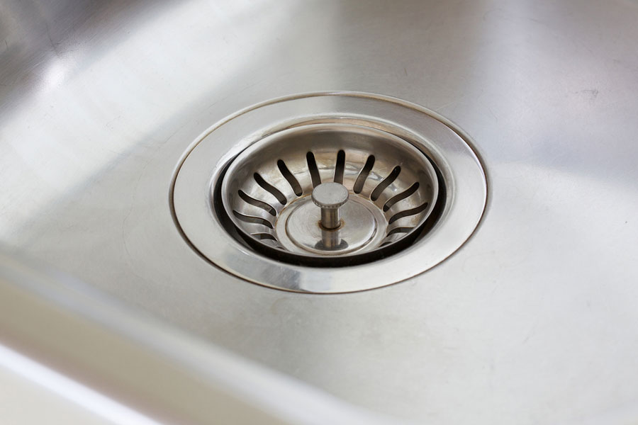 replace kitchen sink strainer