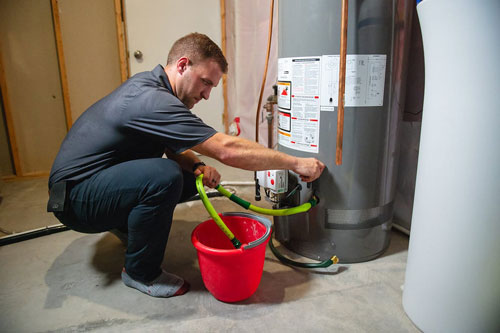 water heater maintenance - draining or flushing water from water heater tank