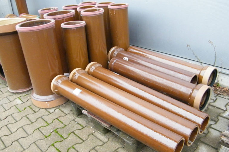 Clay or Terra Cotta Sewer Pipes