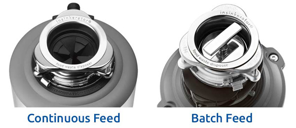 new garbage disposal - batch feed vs continuous feed