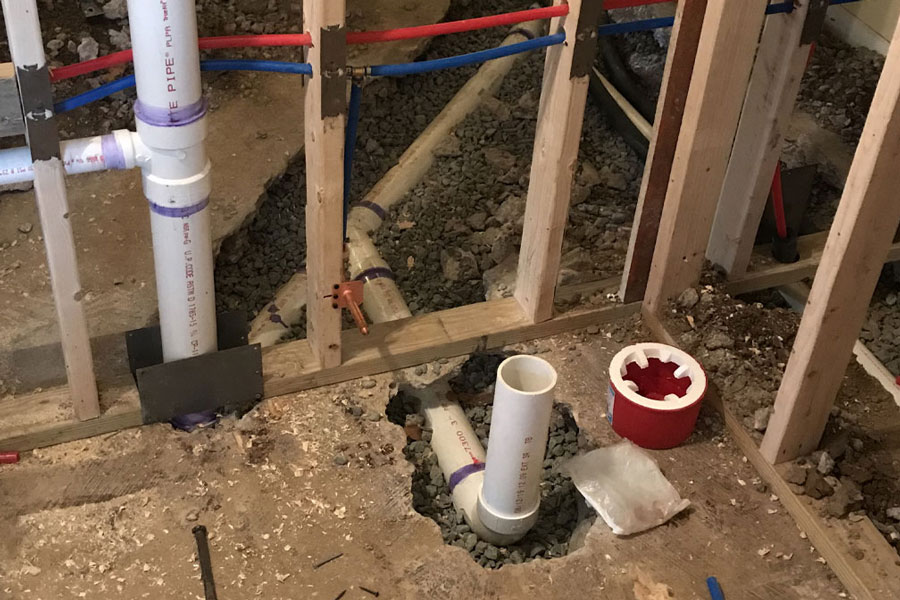 plumbing problems in new house
