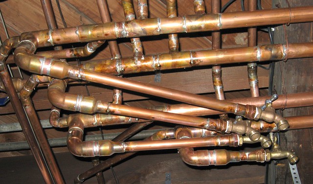 Copper Pipes plumbing