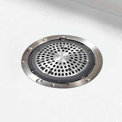 A drain strainer like this one can prevent so much hair going down your drain. Invest in these if you often give your dog a bath in the tub.