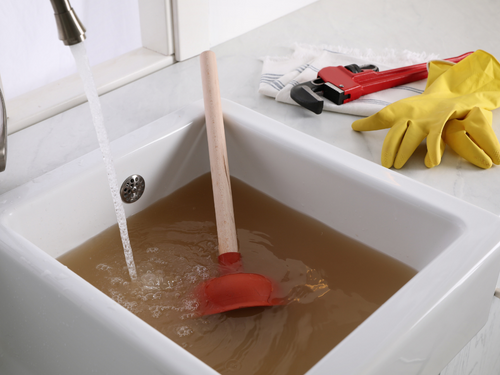A clogged sink can be common if you aren't watching what you are sending down the drain.