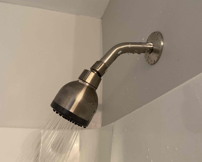 low hot water pressure
shower head