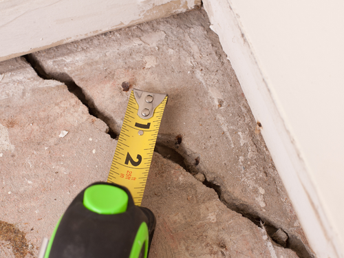 Foundation damage is a bad sign. Letting this worsen can ruin your entire house.