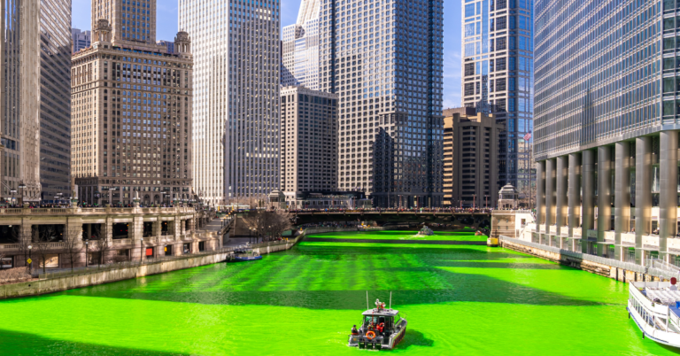 How Does Chicago Turn Its River Green?