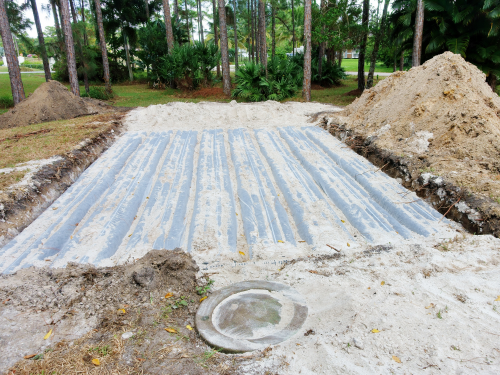 septic tank drain field 
