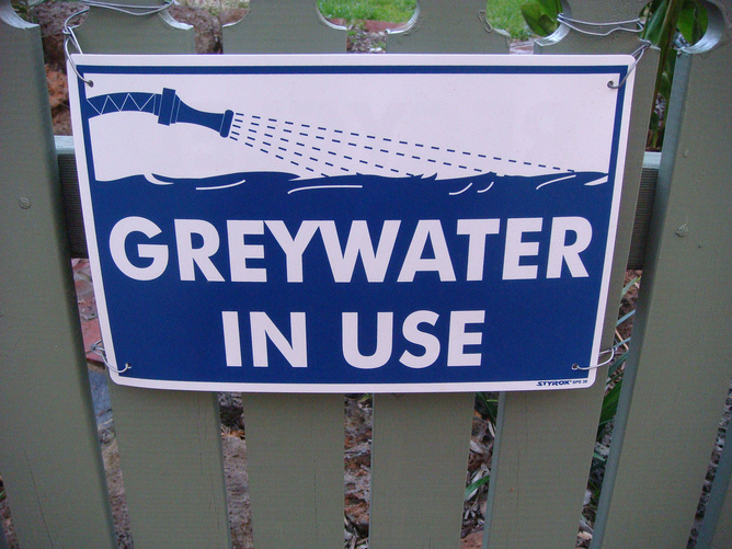 greywater sign