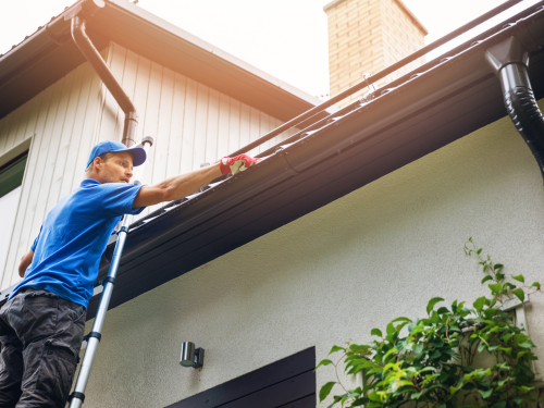 cleaning your gutters 